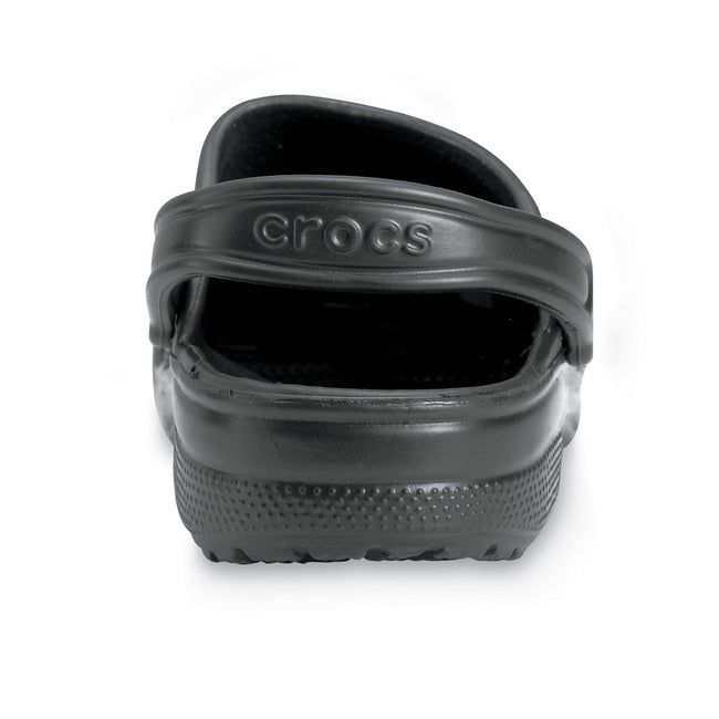 Black - Side - Crocs Adults Unisex 10001 Classic Cushioned Clogs