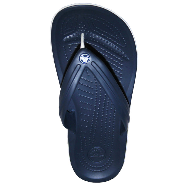 Navy - Front - Crocs Crocband Mens Flip Flops