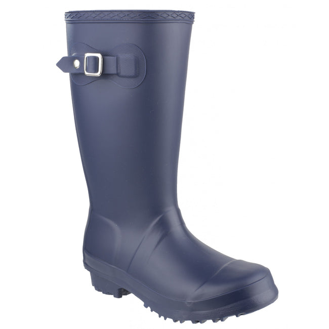 Navy - Front - Cotswold Buckingham Girls Wellingtons - Girls Boots