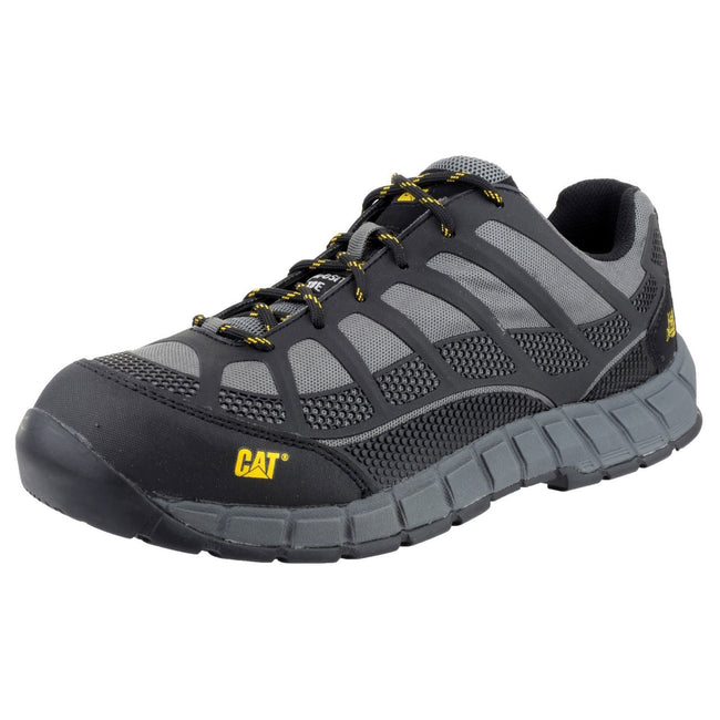Charcoal - Side - Caterpillar Streamline S1P Safety Footwear - Mens Shoes