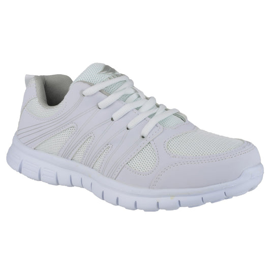 White - Front - Mirak Milos Lace Mens Sports Shoe - Mens Trainers