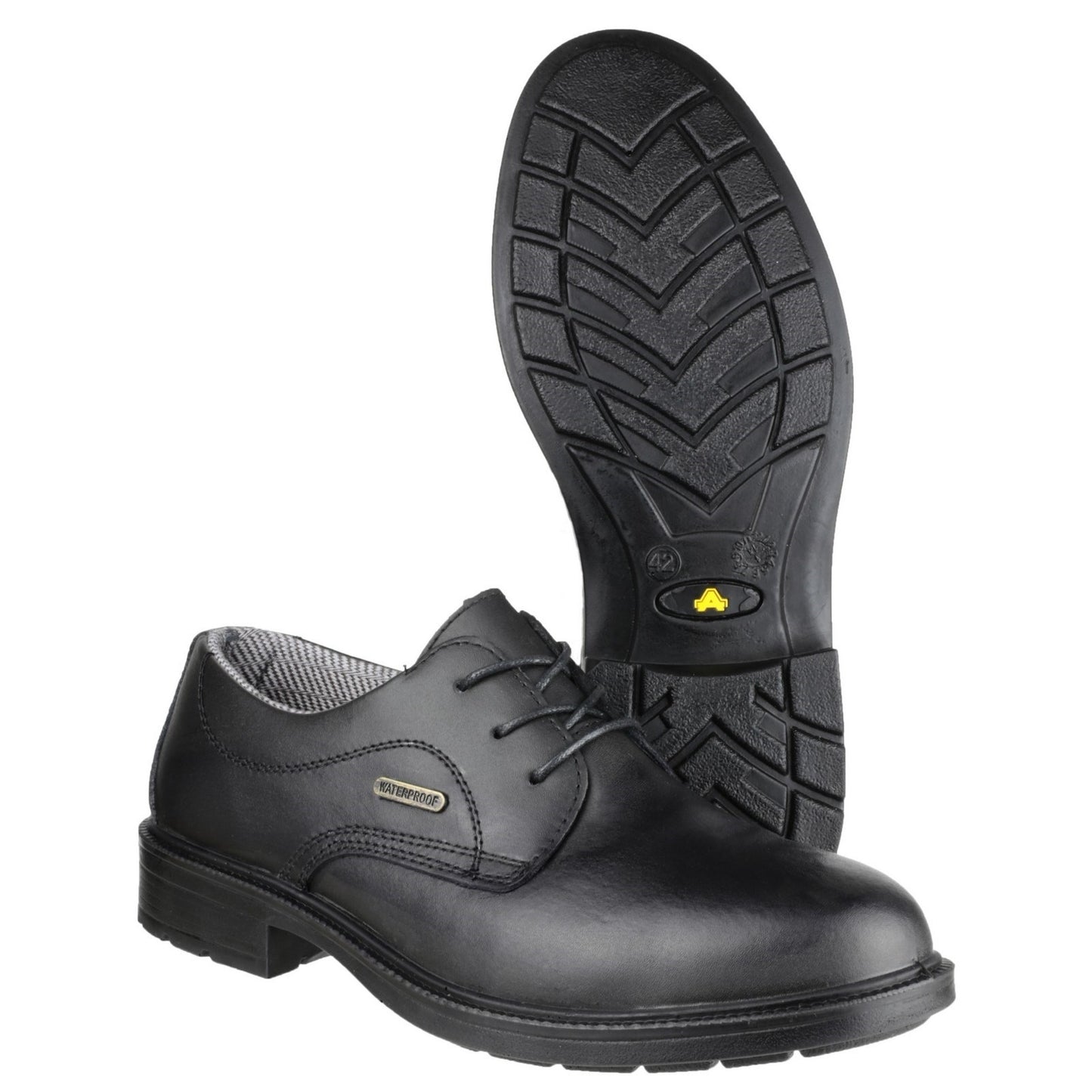 Black - Close up - Amblers Safety FS62 Mens Waterproof Safety Shoes
