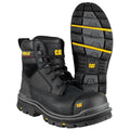 Black - Close up - Caterpillar Gravel 6 Inch Mens Black Safety Boots