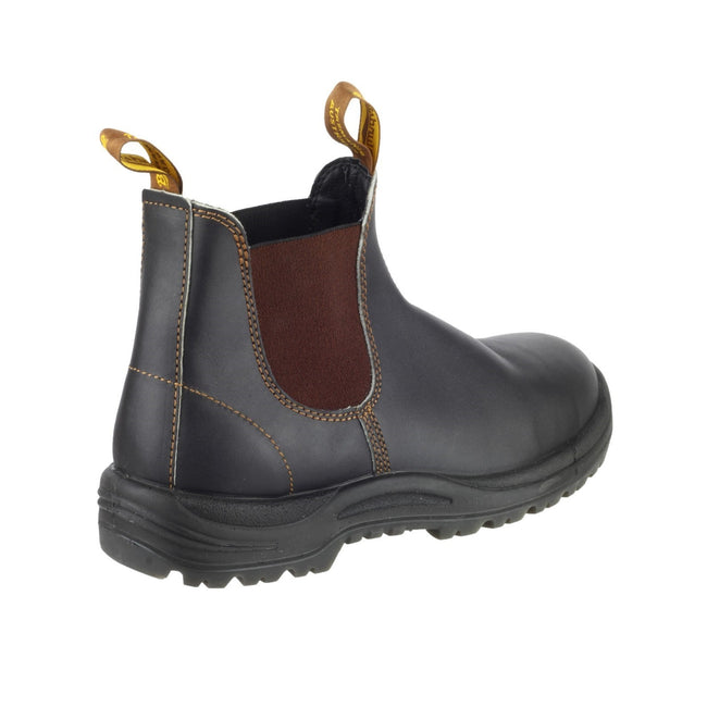 Brown - Back - Blundstone 192 Mens Industrial Safety Boot