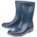Blue-Grey - Pack Shot - Dunlop Mini Childrens Unisex Elephant Wellington Boots