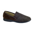 Brown - Front - Mirak Tim Mens Slippers