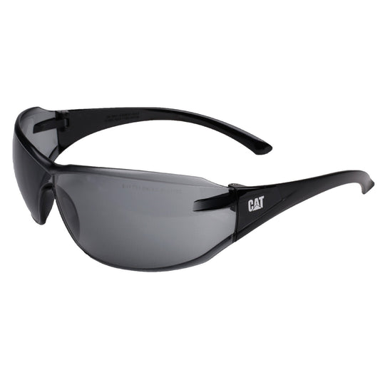 Smoke black - Front - Caterpillar Shield Safety Frame Glasses