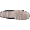 Navy - Pack Shot - Cotswold Womens-Ladies Kilkenny Classic Fur Lined Moccasin Slippers