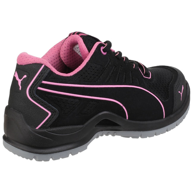 Black - Back - Puma Safety Womens-Ladies Lightweight Fuse TC Safety Trainers