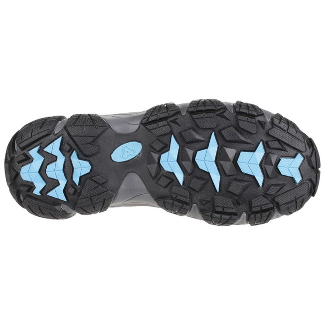 Grey - Side - Amblers Safety Womens-Ladies AS802 Waterproof Non-Metal Safety Boots