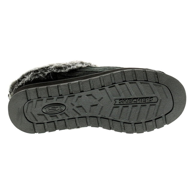 Black - Lifestyle - Skechers Womens-Ladies Keepsakes Ice Angel Slip On Mule Slippers