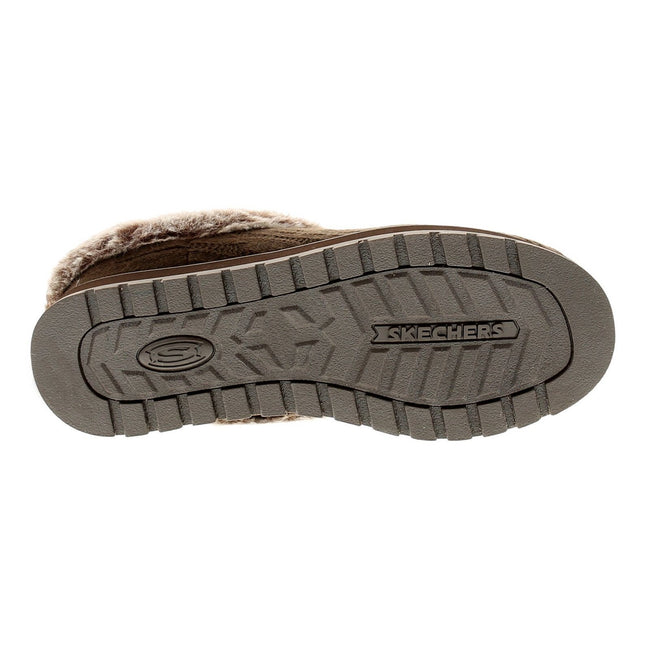 Chocolate - Lifestyle - Skechers Womens-Ladies Keepsakes Ice Angel Slip On Mule Slippers