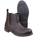 Brown - Pack Shot - Cotswold Mens Worcester Moisture Wicking Pull On Boots