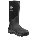 Black-Black - Front - Muck Boots Unisex Arctic Sport Pull On Wellington Boots