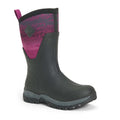 Black-Magenta - Front - Muck Boots Unisex Adult Arctic Sport Wellington Boots