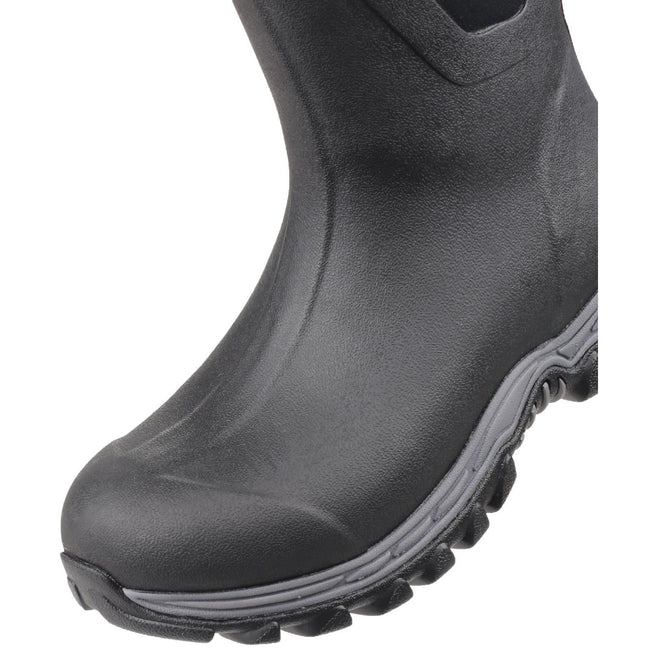 Black-Black - Close up - Muck Boots Unisex Arctic Sport Mid Pull On Wellies