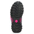 Black-Pink - Close up - Muck Boots Womens-Ladies Arctic Sport Tall Pill On Wellie Boots