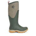 Olive - Back - Muck Boots Womens-Ladies Arctic Sport Tall Pill On Wellie Boots