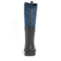 Black-Navy - Side - Muck Boots Womens-Ladies Arctic Sport Tall Pill On Wellie Boots