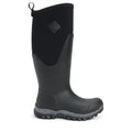 Black-Black - Back - Muck Boots Womens-Ladies Arctic Sport Tall Pill On Wellie Boots