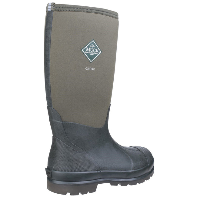 Moss - Side - Muck Boots Unisex Chore Classic Hi Patterned Wellingtons