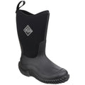 Black - Front - Muck Boots Childrens-Kids Hale Pull On Wellington Boots
