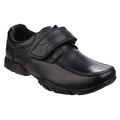 Black - Front - Hush Puppies Childrens Boys Freddy 2 Back To School Shoes