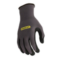 Black - Front - Stanley Unisex Razor Thread Utility Safety Gloves
