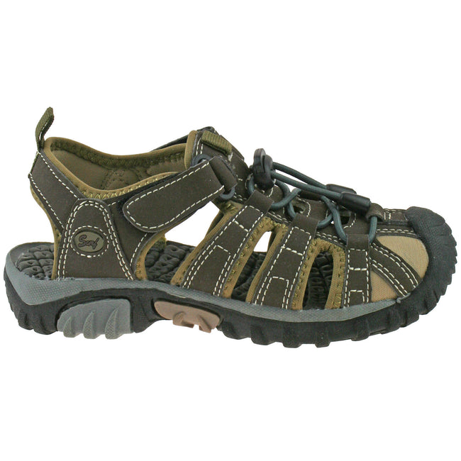 BROWN - Back - Surf Vista Sandal - Mens Sandals