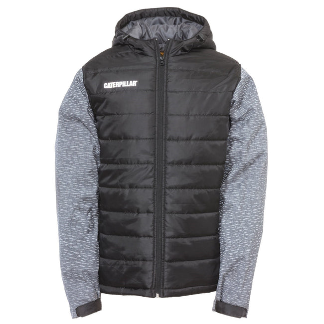 Black - Front - Caterpillar Mens Atomic Reflective Jacket