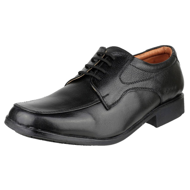 Black - Back - Amblers Birmingham Lace Gibson - Mens Shoes