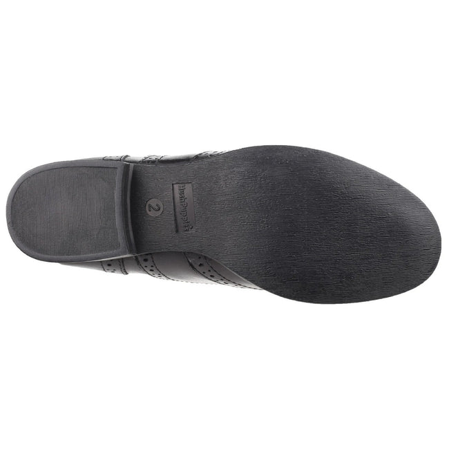 Black - Pack Shot - Hush Puppies Girls Kada Senior School Shoes