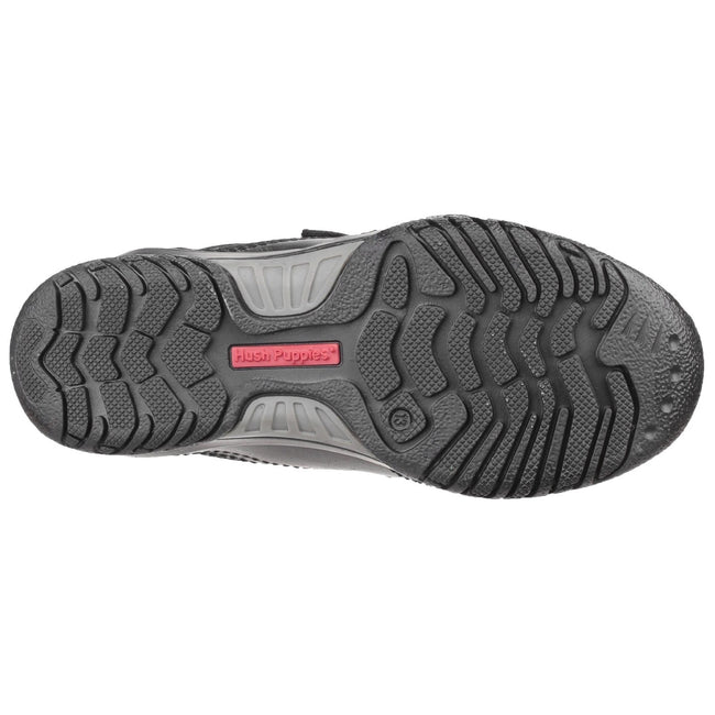 Black - Lifestyle - Hush Puppies Childrens Boys Jezza Back To School Shoes