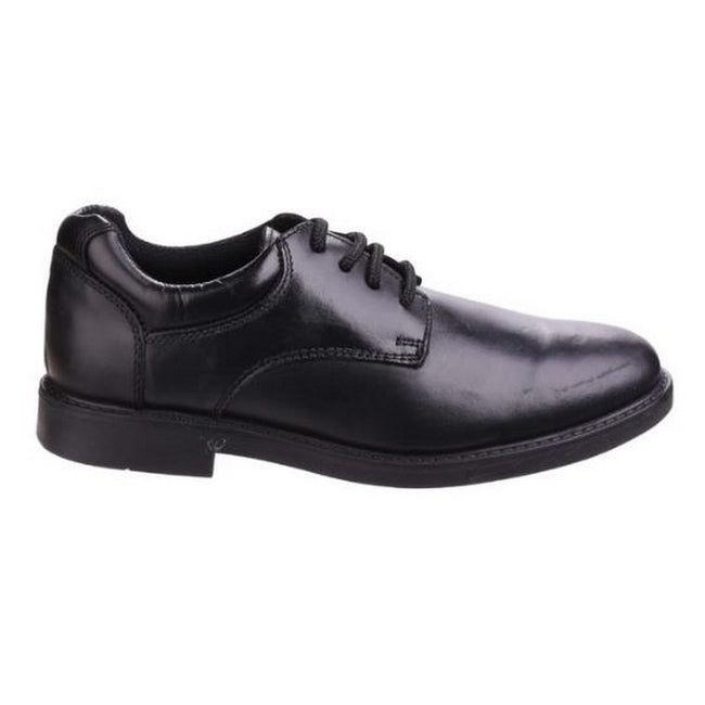 Black - Side - Hush Puppies Tim Boys Back To School Shoe