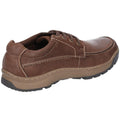 Brown - Side - Hush Puppies Mens Tucker Lace Up Shoes