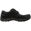 Black - Back - Hush Puppies Mens Tucker Lace Up Shoes