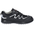Black - Side - Centek Unisex FS313 Extra Light Water Resistant Nubuck Leather Safety Trainer