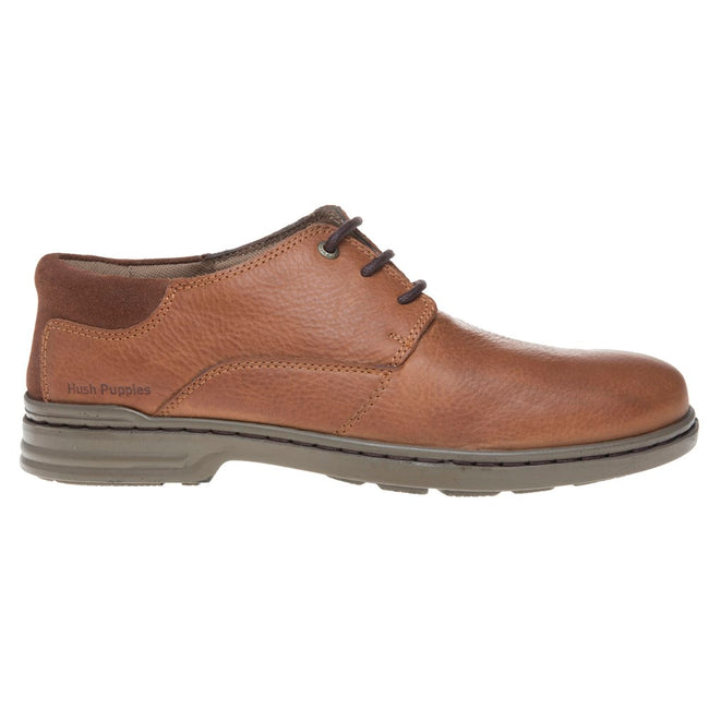 Black - Lifestyle - Hush Puppies Mens Max Hanston Lace Up Dress Shoe