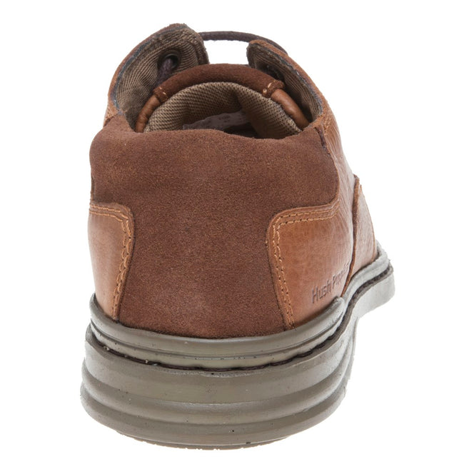 Brown - Pack Shot - Hush Puppies Mens Max Hanston Lace Up Dress Shoe