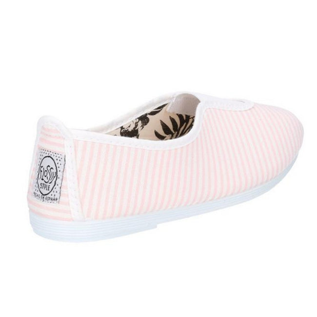 Light Pink - Back - Flossy Childrens-Girls Rayuela Slip On Shoe