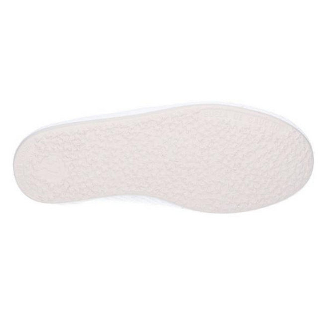 Ecru - Side - Flossy Womens-Ladies Pastel Slip On Shoe