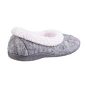Grey - Side - Fleet & Foster Womens-Ladies Alaska Slip On Slippers