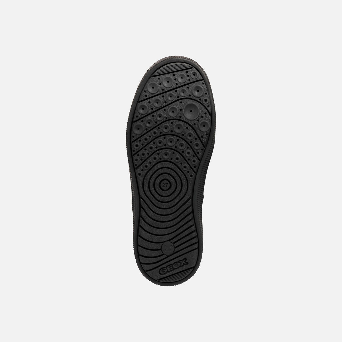 Black - Close up - Geox J Arzach B. D Leather Lace Up Trainer