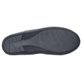 Navy - Side - Hush Puppies Mens Arnold Slip On Leather Slipper