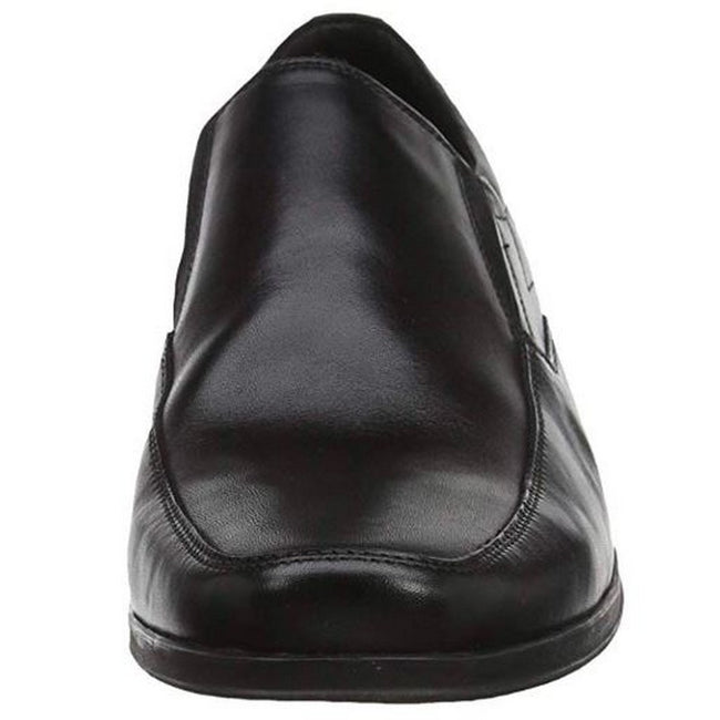 Black - Pack Shot - Hush Puppies Mens Billy Slip On Leather Shoe