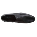 Black - Close up - Hush Puppies Mens Billy Slip On Leather Shoe