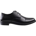 Black - Back - Amblers Mens Bristol Safety Lace Up Leather Shoes