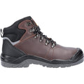 Brown - Back - Amblers AS203 Mens Laymore Leather Safety Boot