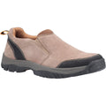 Tan - Front - Cotswold Mens Boxwell Nubuck Leather Hiking Shoe