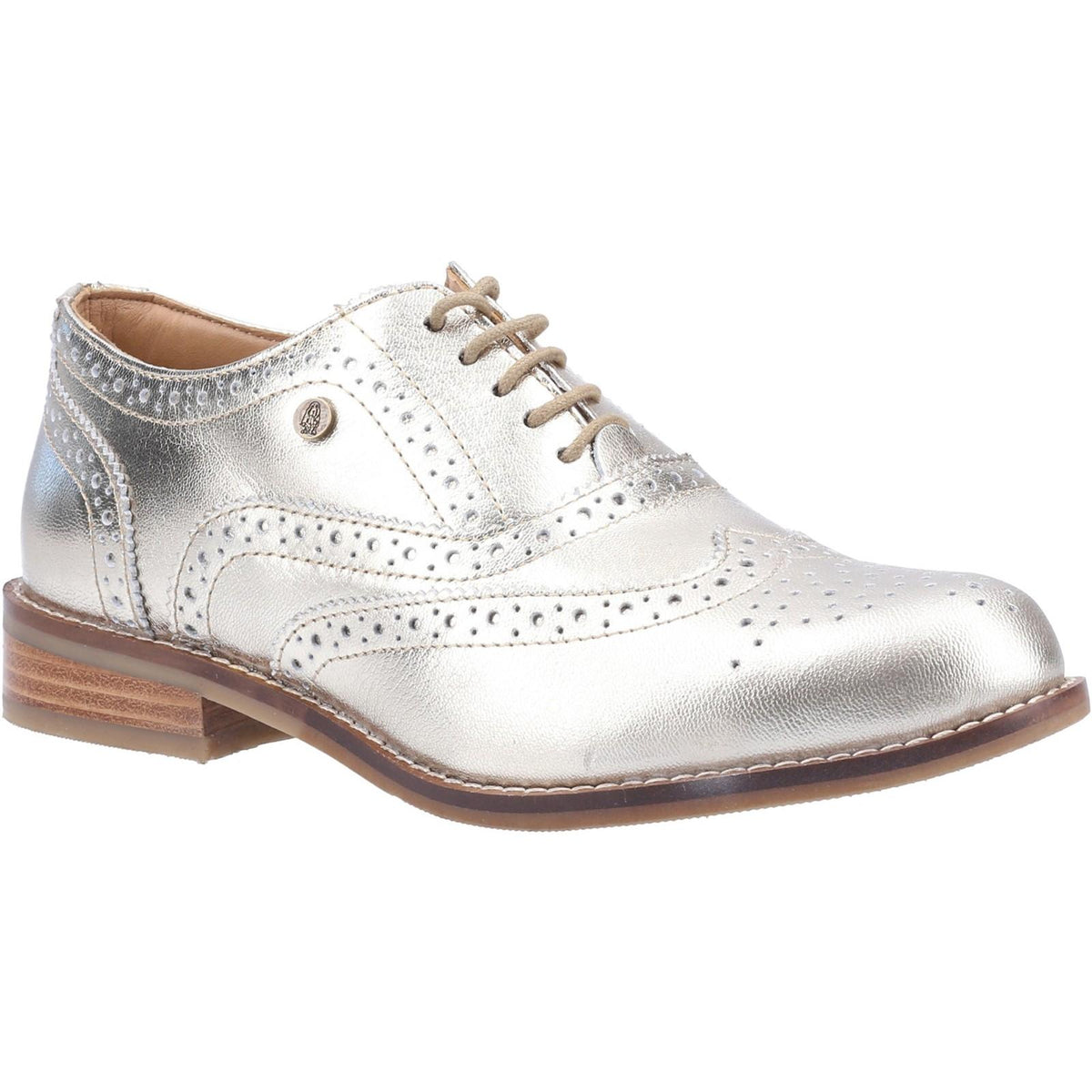 Hush Puppies Womens Ladies Natalie Lace Up Leather Brogue Shoe Discounts on great Brands
